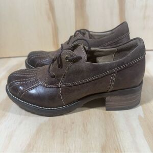 Dromedaris Brown Leather Lace Up Shoes Women’s Size 7